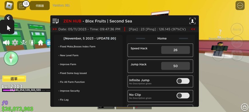 Blox Fruits Zen Hub Mobile Script