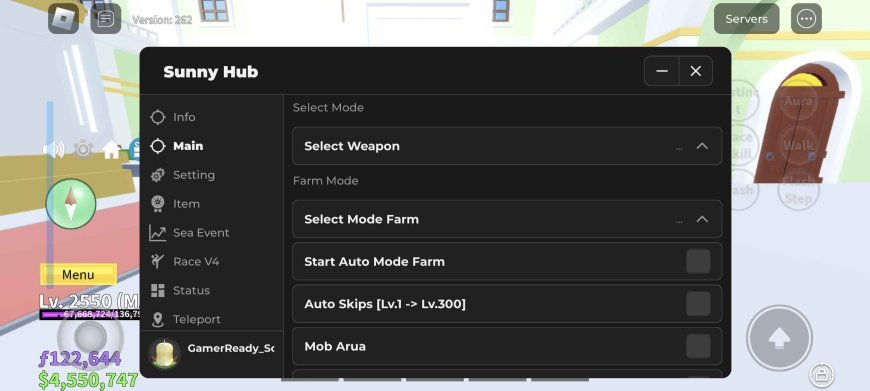 Blox Fruits Sunny Hub Mobile Script