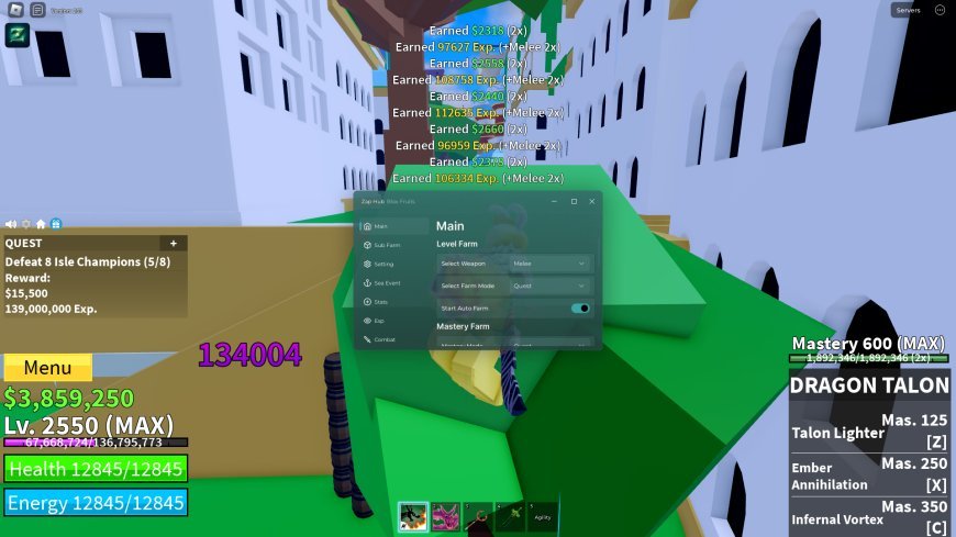 Blox Fruits Zap Hub Script