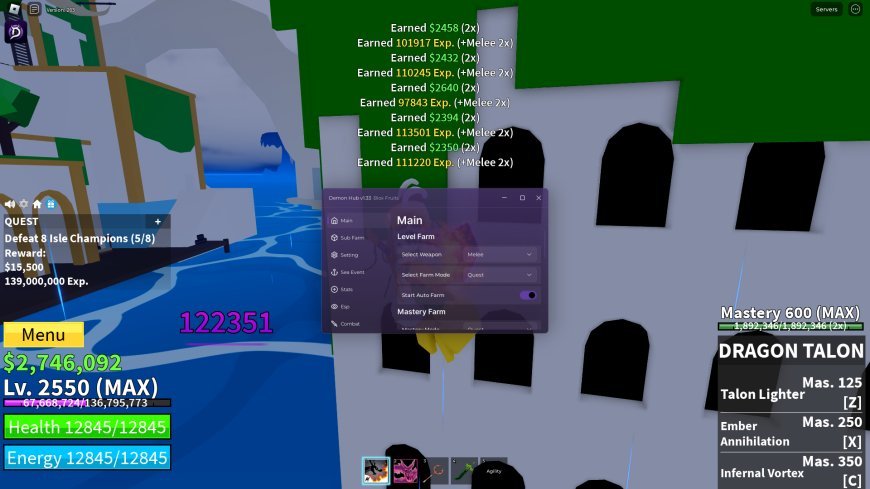 Blox Fruits Demon Hub Script